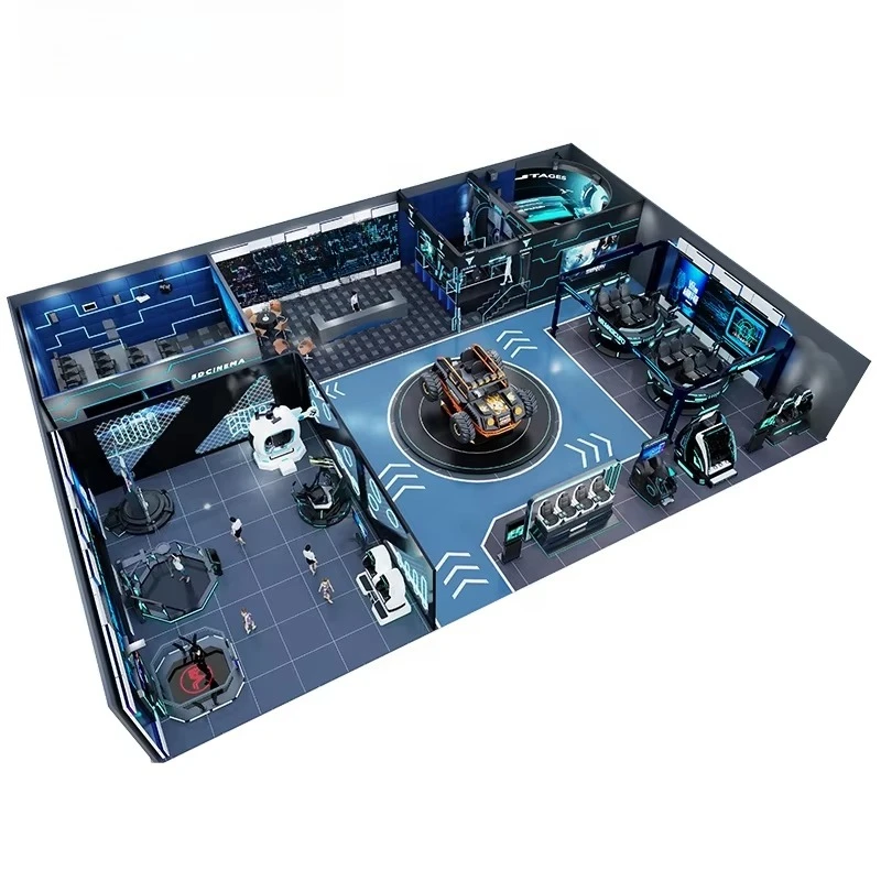 Equipamentos de Playground Interno para Crianças, 12D Atrações de Parque de Diversões, Simulador de Voo 9D, Máquina de Jogo de Realidade Virtual para Parque Temático