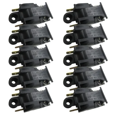 10 pçs chaleira elétrica interruptor termostato controle de temperatura XE-3 JB-01E 16a termostato interruptor chaleiras pressão salto interruptor