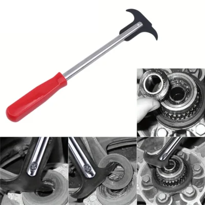 1pc cabeça dupla extrator de vedação de óleo chave de fenda extrator ferramenta de reparo do carro ferramenta de remoção de vedação de óleo reparação de carro chave de mão
