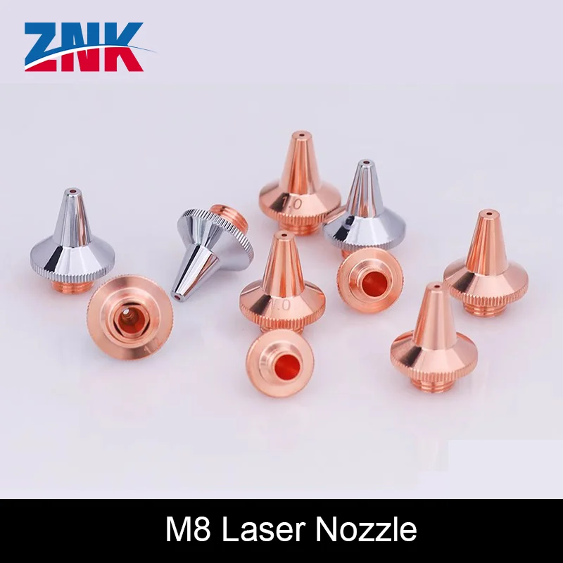 ZNK M8 Premium Cobre Materiais Dupla Camada Única Máquina De Corte A Laser Bocal De Corte 3D Para WSX Raytools - Image 4
