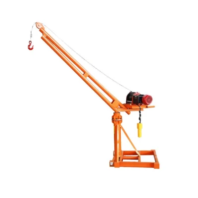 Mini-grue de construction portable à 360 degrés, capacité 100 kg, 500 kg, 1000 kg, mini-grue portative, mini-grue de levage