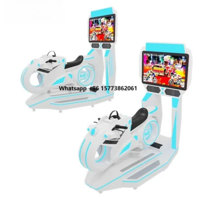 Simulador de Montanha-Russa VR 2026 Novo Simulador de Corrida de Realidade Virtual com Plataforma Dinâmica 3 DoF 5D 7D 9D à Venda Máquina de Jogo VR