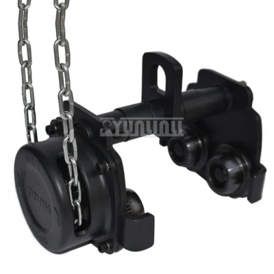 Carrinho manual de feixe de impulso, 1000kg, para rodas duplas pesadas, talha de garagem, manual liso para flange de feixe reto e curvo, novo, 2025