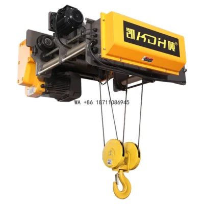 Guincho Manual Operado por Motor com Cabo de Aço de 0,1-20 toneladas, Fácil de Transportar