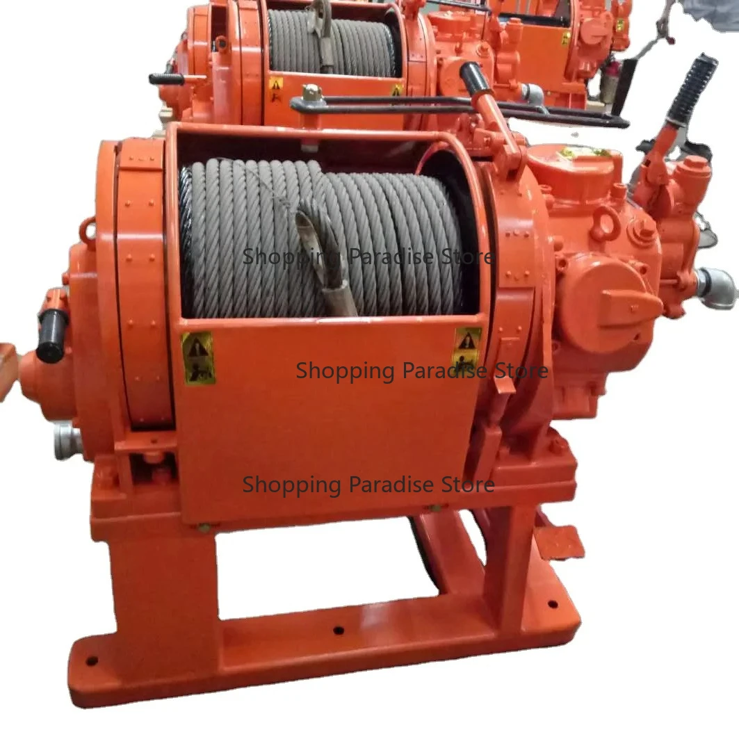 Heavy Duty Electric Cable Pulling Machine High-Speed 2-0-10 Ton Power Air Hoist Winch for Auto & Construction Material Lifting - Image 2