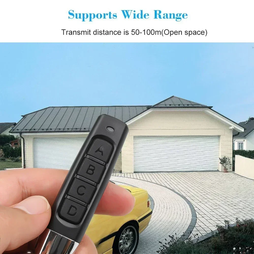 1-50PCS 433mhz Remote Control Duplicator Universal Remote key Copy Clone Replacement Garage Door Keychain RF 433Mhz Transmitter - Image 3