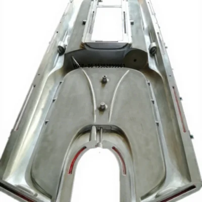 Professional Custom Aluminum Mold with Glossy Surface for Rotational Moulding Kayak Offshore in Polyethylene
