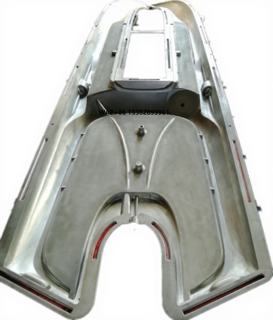 Professional Custom Aluminum Mold with Glossy Surface for Rotational Moulding Kayak Offshore in Polyethylene
