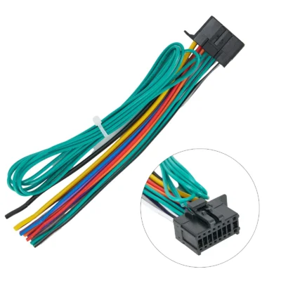 Adaptador de cabo de 16 pinos plugue de rádio de carro chicote de fiação estéreo para modelo Pioneer DEH 2010-Up