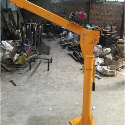 Guincho elétrico de elevação pequeno tipo cantilever, 12V/24V, para caminhão, com capacidade de elevação de 500kg a 1,5 toneladas, para uso transfronteiriço.