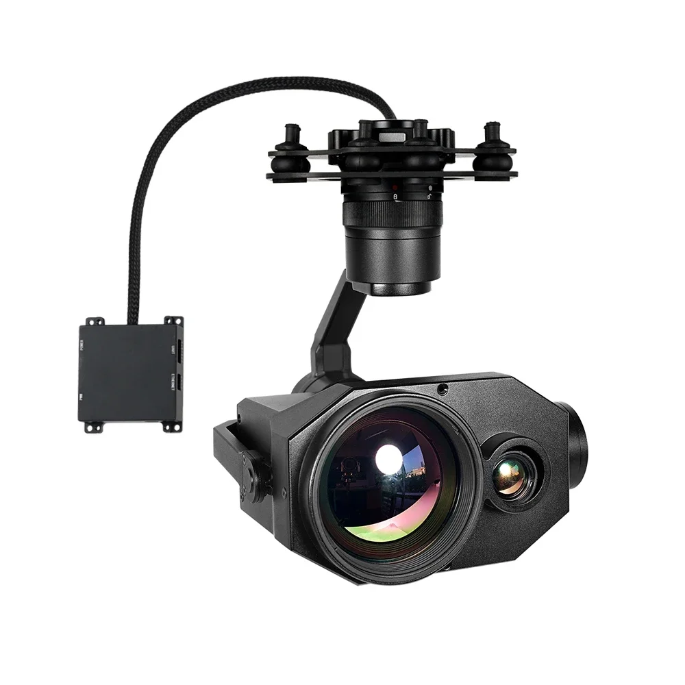 ZIR1352T Professional Dr-one Dual IR Thermal Sensor U-AV Dr-one Gimbal Camera With 4x Optical Zoom 13mm 52nm Lens