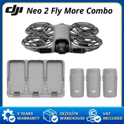 Version mondiale des drones avec caméra DJI Neo 2, imagerie 4K de haute qualité, capteur CMOS 1/2 pouce, vidéo 4K/60fps et ralenti 4K/100fps, facile à utiliser pour les débutants.