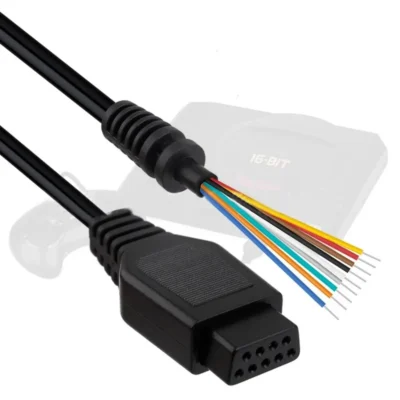 Cable for Sega Genesis 2 MD 2 Control Cable for Mega Drive 2 Gamepad Controller Extend Cord 9Pin Game Console Wire