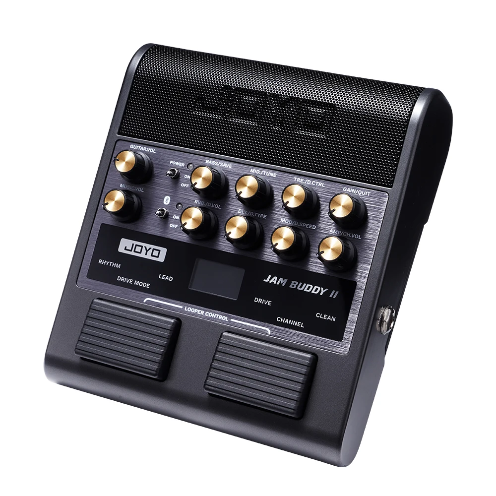 JOYO JAM BUDDY II Amplificador de Guitarra Eléctrica Portátil de 10W y Pedal Multiefectos con Grabación OTG y Bluetooth para Práctica de Guitarra - Image 4
