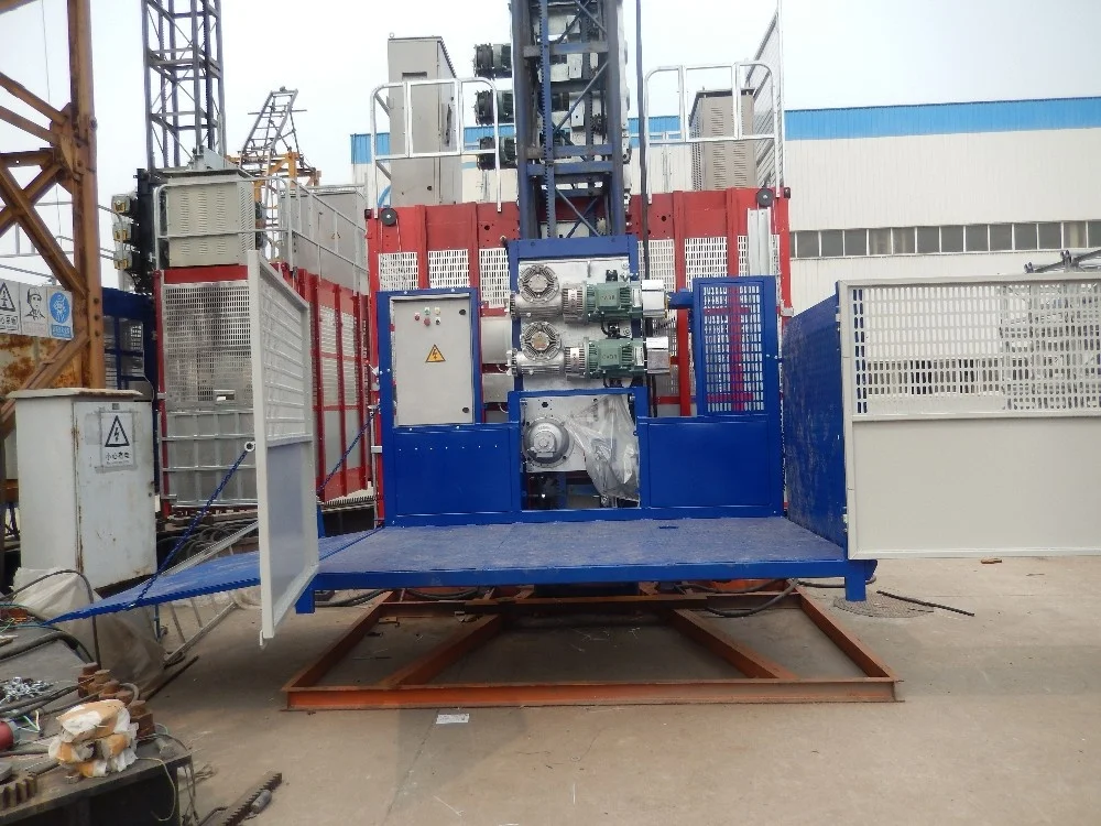 Material Hoist with Three Doors,cargo Elevator,material Lifting Machine Construction,construction Elevator - Image 5