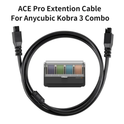 Kobra 3 Combo 4-pin Data Cable ACE Pro Extension Cable 1M 2M With Magnetic ring For Kobra 3/Max/S1/S1C 3D Printer
