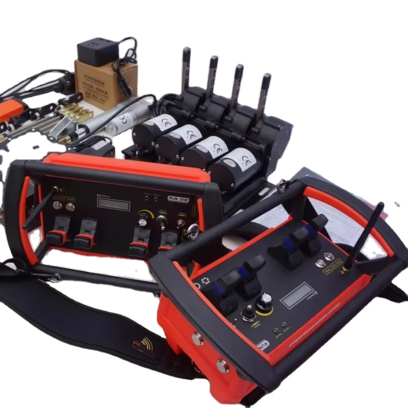 Preço de fábrica, 4 joysticks, vendas diretas da fábrica, à prova d'água, 12V 24V, rádio controle remoto sem fio para guindaste de caminhão - Image 2