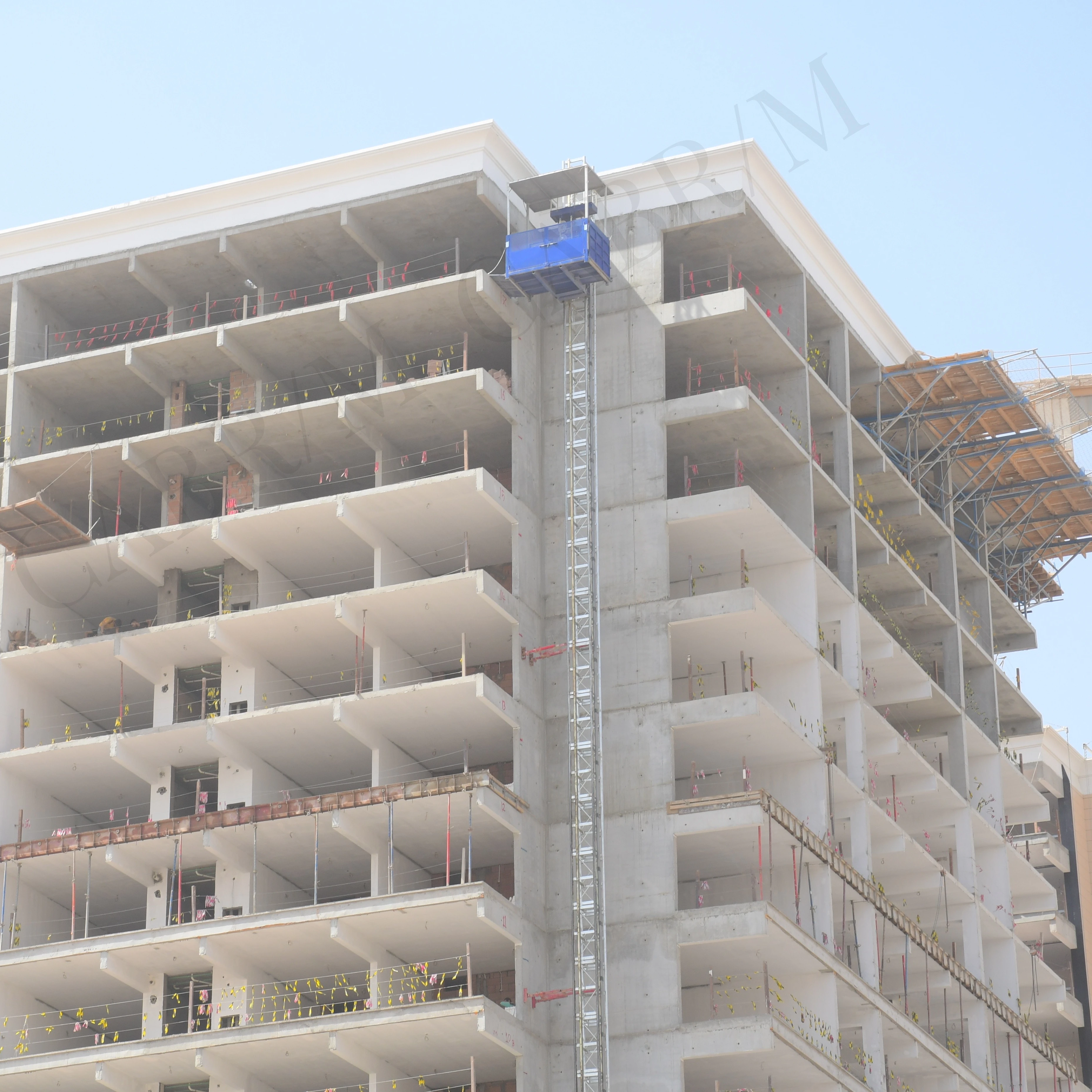 Material Hoist with Three Doors,cargo Elevator,material Lifting Machine Construction,construction Elevator