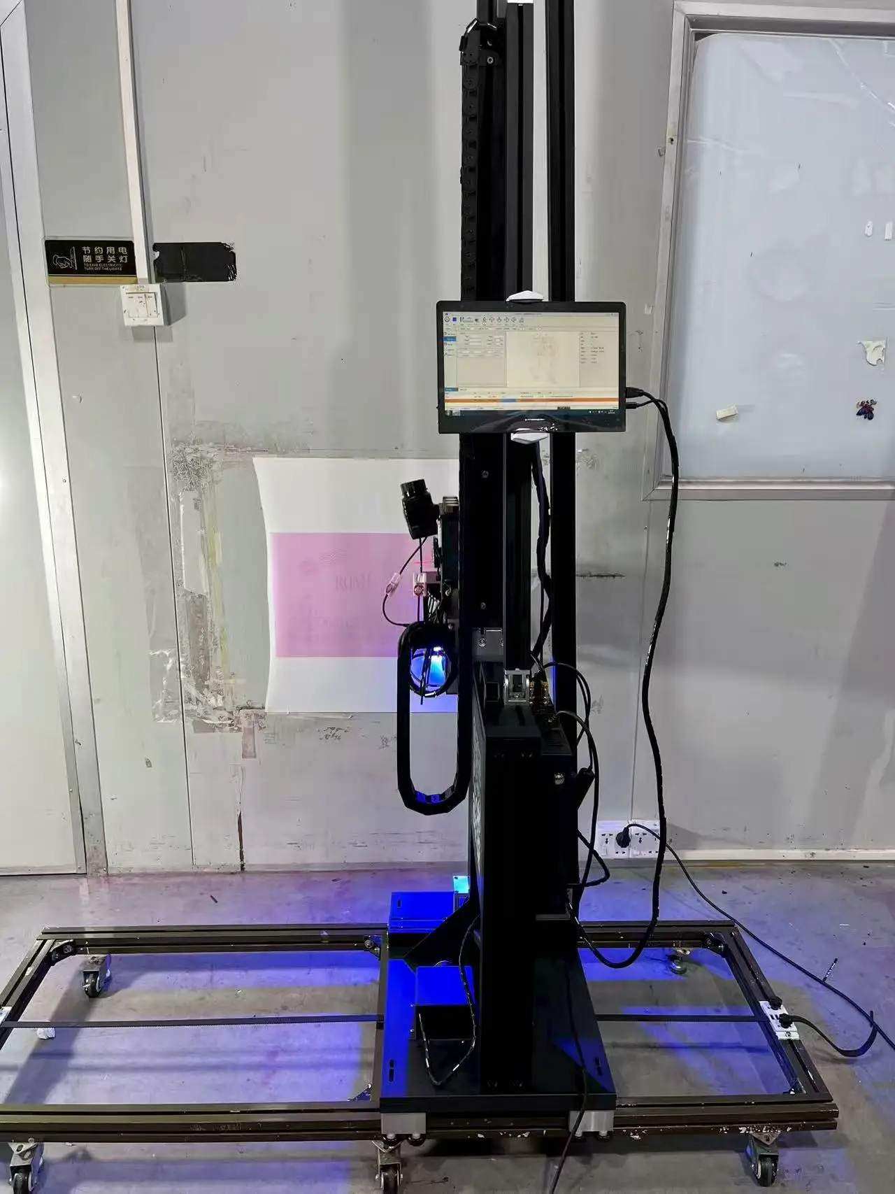 Professional UV Inkjet 3D Wall Printer For Direct To Wall Printing Of Designs Corporate Branding And Personalized Artwork