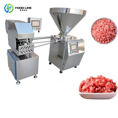 Máquina Eléctrica Comercial Personalizada de Acero Inoxidable para Rellenar Salchichas Vegetarianas y de Pollo, 220V, 1 Año de Garantía