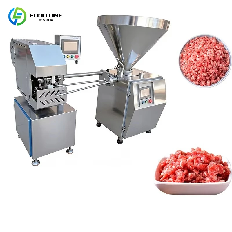 Máquina Eléctrica Comercial Personalizada de Acero Inoxidable para Rellenar Salchichas Vegetarianas y de Pollo, 220V, 1 Año de Garantía
