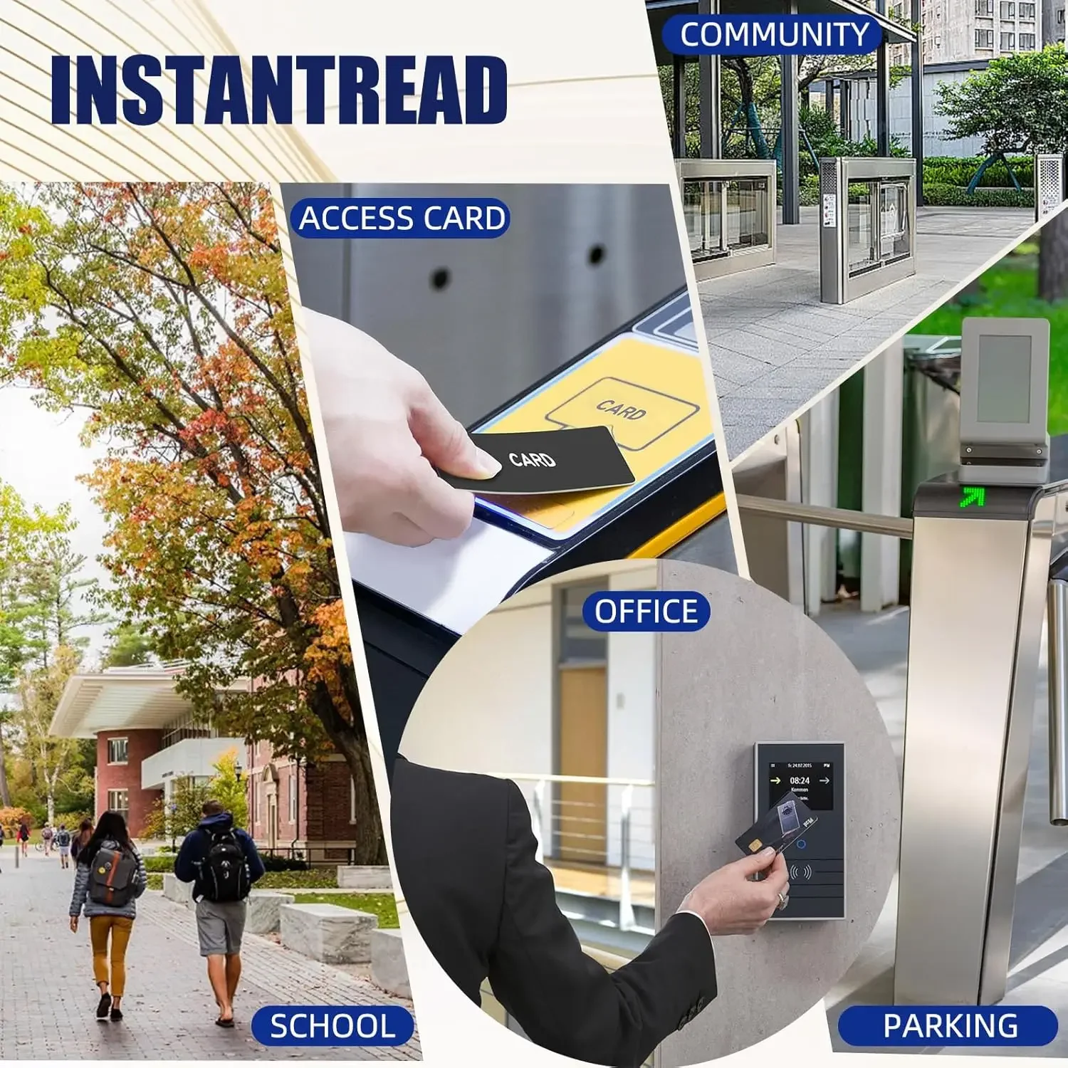 Portable 125KHz EM4100 RFID Card Duplicator Handheld ID Writer Copier with 2Pcs Rewritable T5577 Keyfob Tags - Image 5
