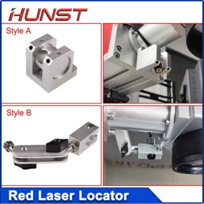 Módulo Laser Hunst: Localizador a Laser Vermelho, Ferramenta de 12mm de Diâmetro, Suporte de Luz para Máquina de Marcação a Laser CO2 UV Fibra