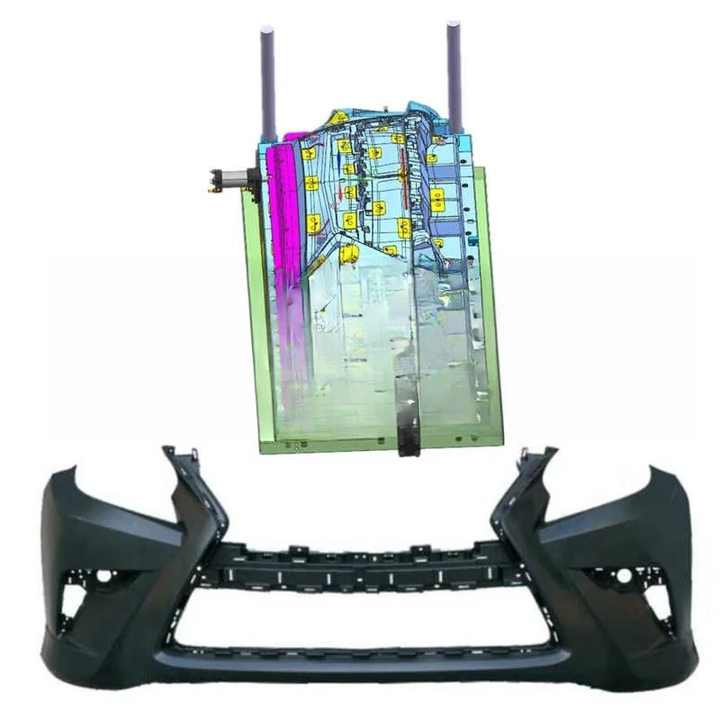 Auto parts plastic mold, automotive front and rear bumper mold, automotive parts body kit, front bumper lip - Image 2