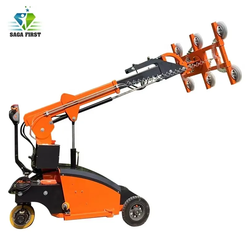 Máquina elevadora YG CE de 1000 kg para elevador de vidrio eléctrico con opciones de ventosas de goma y esponja disponibles - Image 4