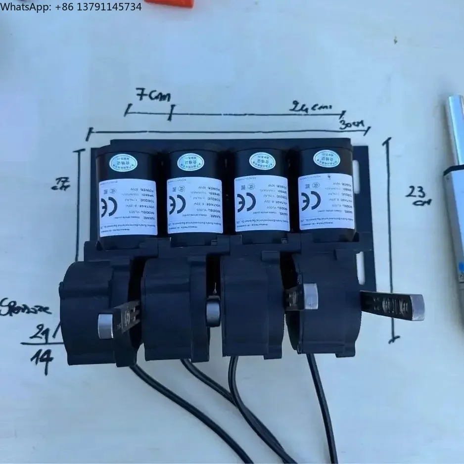 Controle remoto proporcional sem fio para guindaste com motor linear de 4 joysticks 8-35v - Image 3
