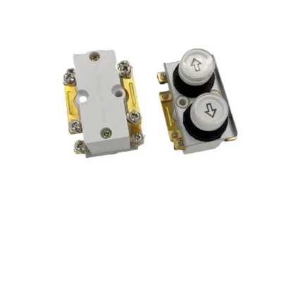 Interrupteur à bouton-poussoir pour palan électrique 220V, 16A 250VAC, idéal pour le contrôle des équipements de levage en atelier et en usine