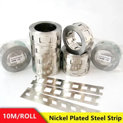 1 rolo10m tira de níquel 2p 0.15*27mm tira de aço niquelado para 18650 bateria de lítio fita de soldagem cinto de níquel