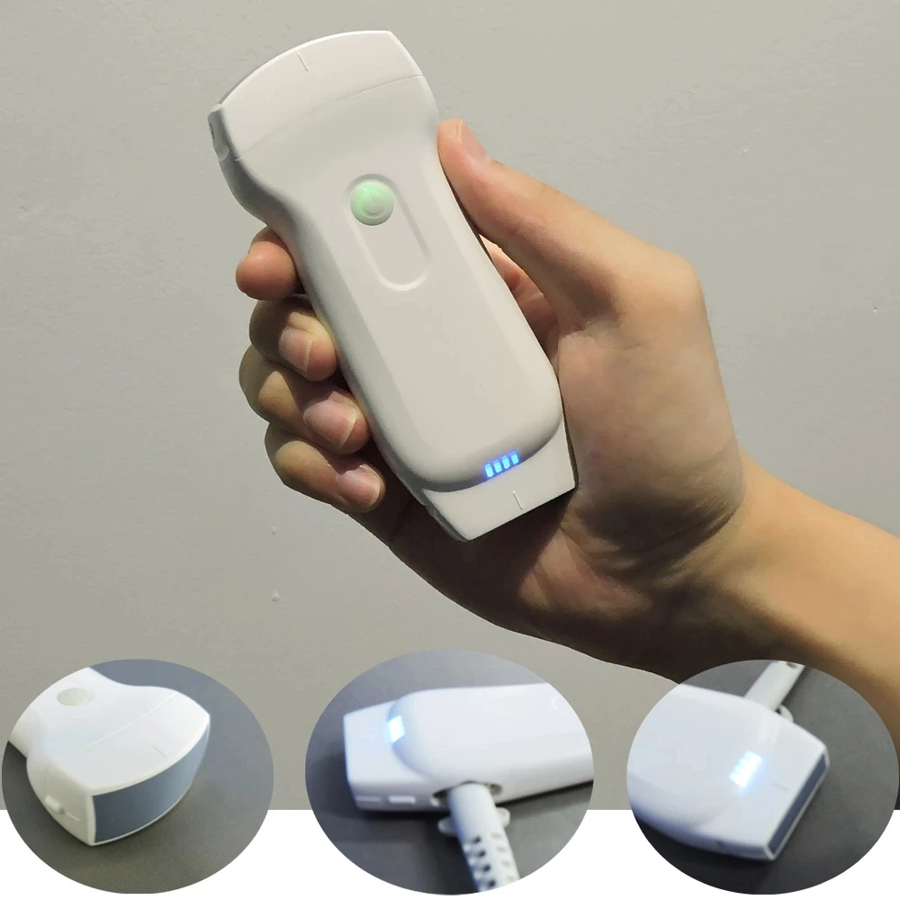 Sonda de ultrassom sem fio portátil colorida e doppler cabeça dupla 3 em 1 conectado Windows/Android/IOS dispositivo WiFi ou USB - Image 4