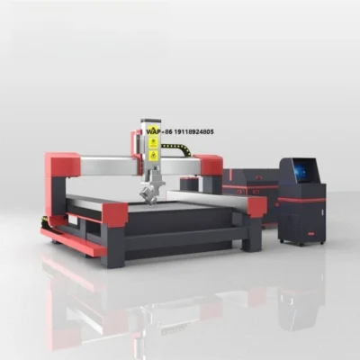 Máquina de Corte a Jato de Água CNC para Mármore e Vidro com Jato de Água, Máquina de Corte de 5 Eixos