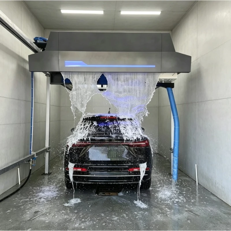 Commercial Automatic Car Wash Machine 360 Rotation High Pressure Foam Rinse Stainless Steel FrameFactory Price Installation Guid - Image 5