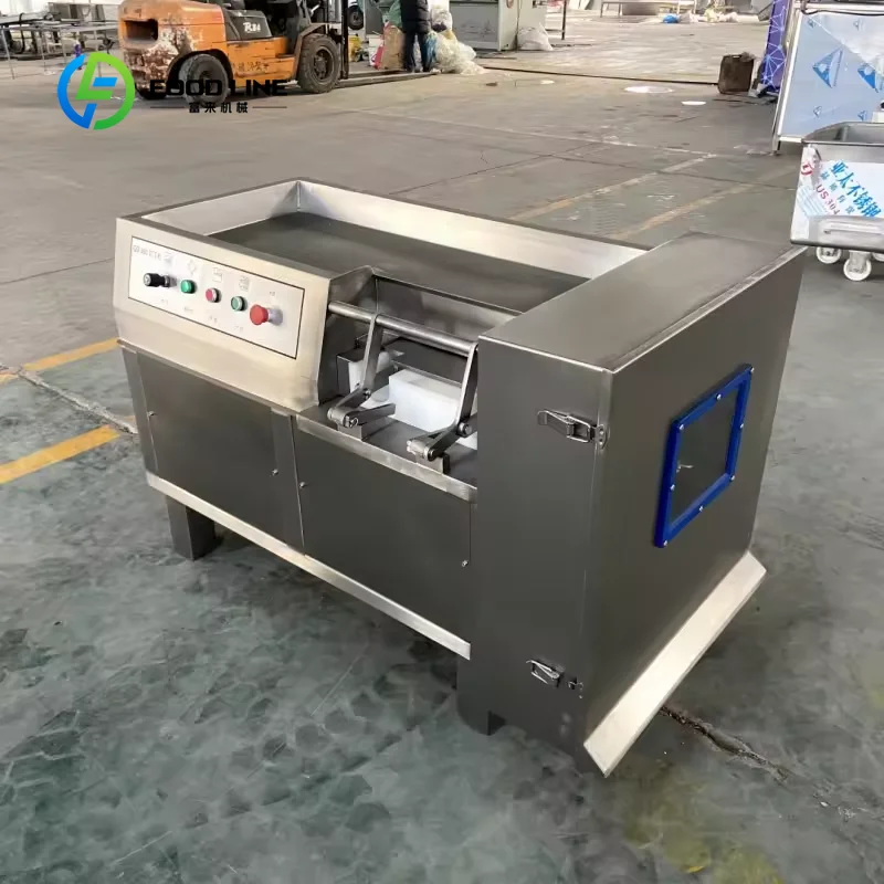 Customized Industrial Automatic Frozen Meat Dicing Machine High-Precision Meat Cubes Cutting Equipment High Efficiency - Image 6