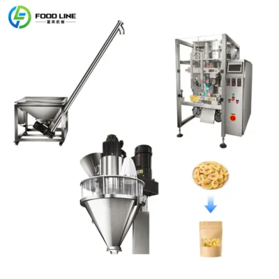 Vertical Form Fill Seal Coffee Bean Packing Machine Automatic Doy Bag with Zipper for Candy Customize