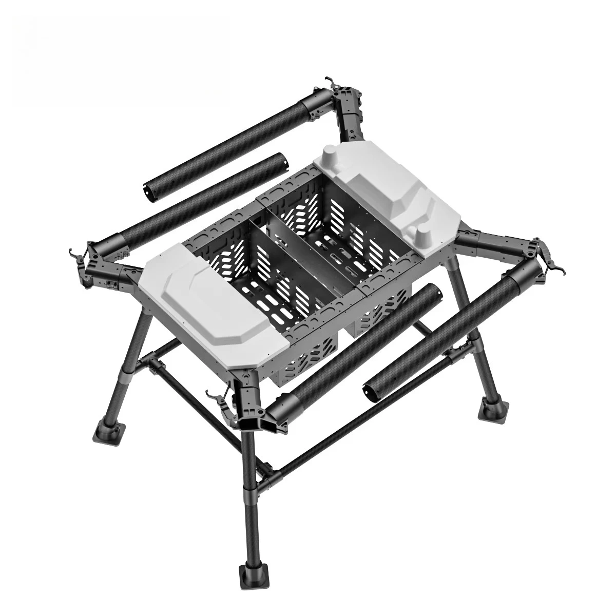 Heavy Lift Delivery Drone 100KG Capacity Carbon Fiber Waterproof Frame 10m/s Speed For Construction Site Equipment Transport