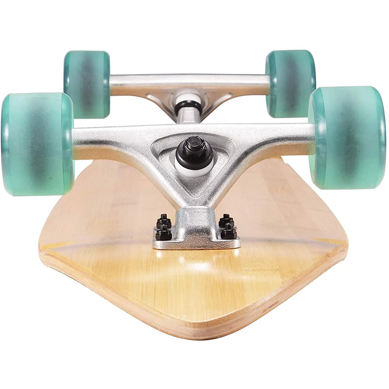 Flexible 42 Inch Bamboo and Hard Maple Decks Kick Tail Cruiser Longboard Skateboard - Image 4