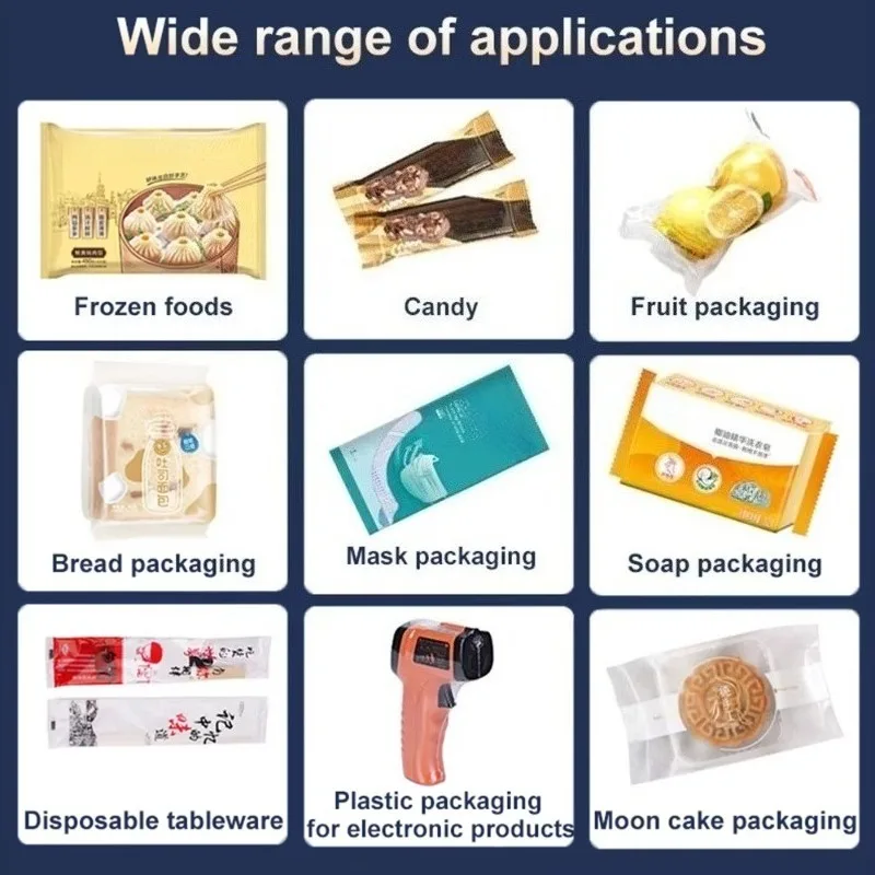 Automatic Horizontal Pillow Packaging Machine Versatile Food Wrapping Equipment For Vegetable Bread Cake And Snack Packing - Image 3