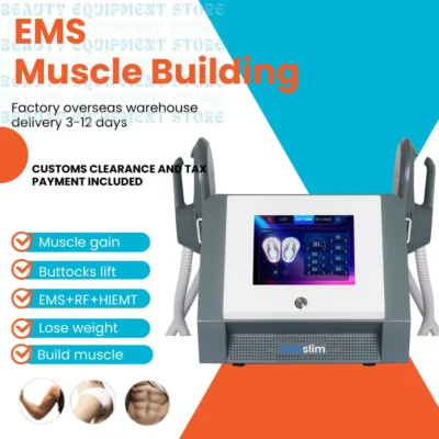 MYOslim EMS Body Sculpt Machine RF Sculpting Weight Loss Burning Fat Slimming Muscle Stimulation Equipment 6500W