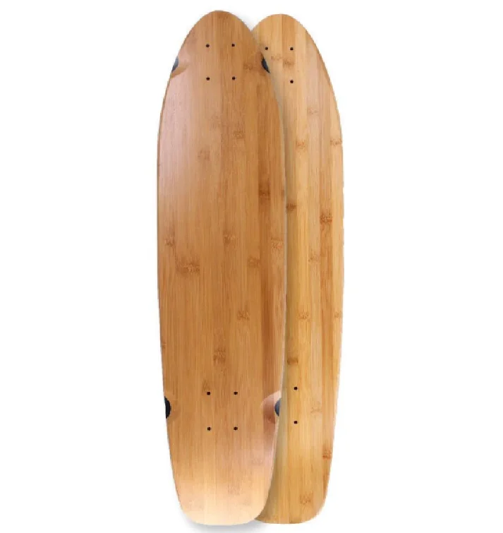 Double Professional Bamboo Deck Longboard Skateboard Carbon Fiber Deck with Special Bamboo Design - Image 3