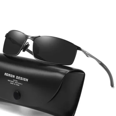 Aoron Sunglasses Mens for Women Polarized Sunglasses Outdoor Driving Classic Mirror Sun Glasses Men Metal Frame UV400 Eyewear