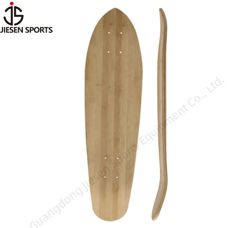 Double Professional Bamboo Deck Longboard Skateboard Carbon Fiber Deck with Special Bamboo Design - Image 4