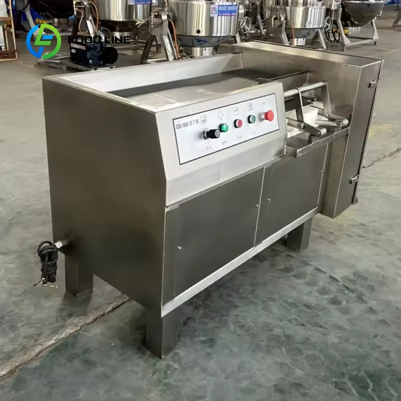 Customized Industrial Automatic Frozen Meat Dicing Machine High-Precision Meat Cubes Cutting Equipment High Efficiency - Image 2