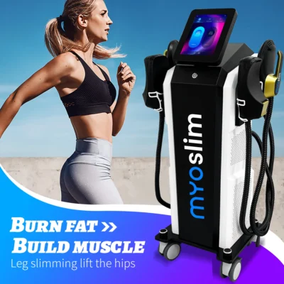 Myoslim Slimming Machine EMS Body Sculpt Machine Electromagnetic Stimulate Sculpting Muscle Fat Burning Weight Lose Equipmen