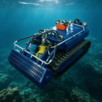 Heavy Duty Underwater Culvert Cleaning Robot Submersible Dredging Machine For Industrial Sludge Removal High Efficiency Crawler