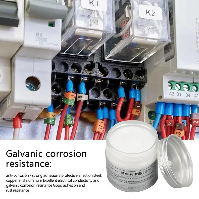 100g Electric Contact Grease Conductive Paste Electricity Compound Grease for Low Resistance Value for Household Appliances - Image 4