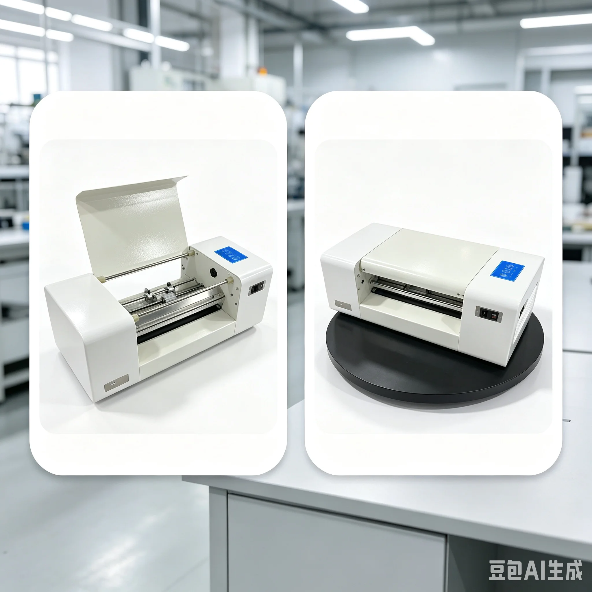 LY 400D Digital Ribbon Foil Press Printing Machine 300DPI Resolution Hot Foil Stamping Printer Digital Embossing Equipment 220V