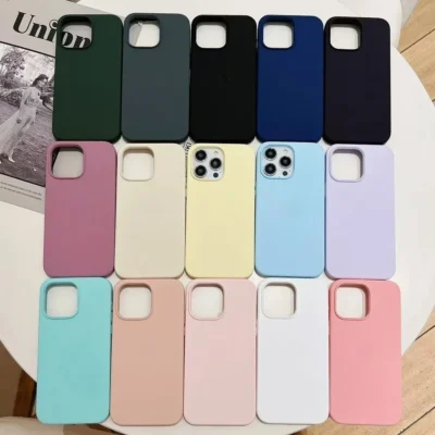 Original Official Silicone phone Case for IPhone17 16 13 15 14 Pro Case for Apple IPhone 17 14 16 15 Pro Max Air 16 Plus Cover